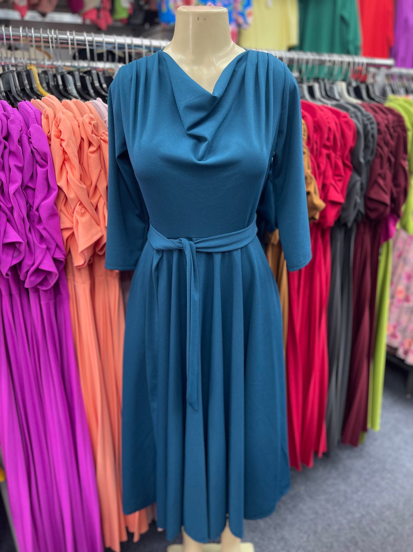 Stella Dress Caribbean Blue