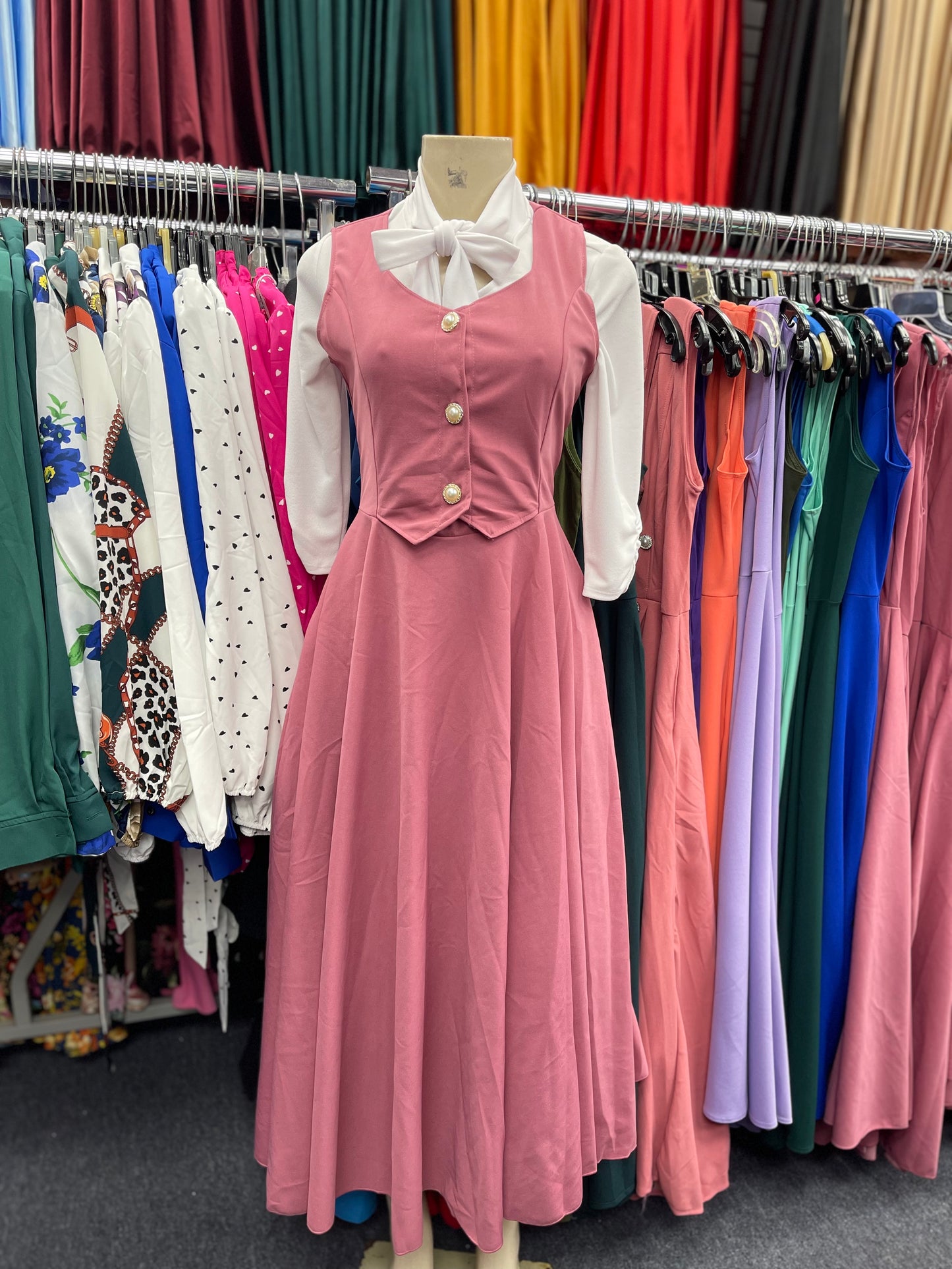 Audrey Dress Mauve