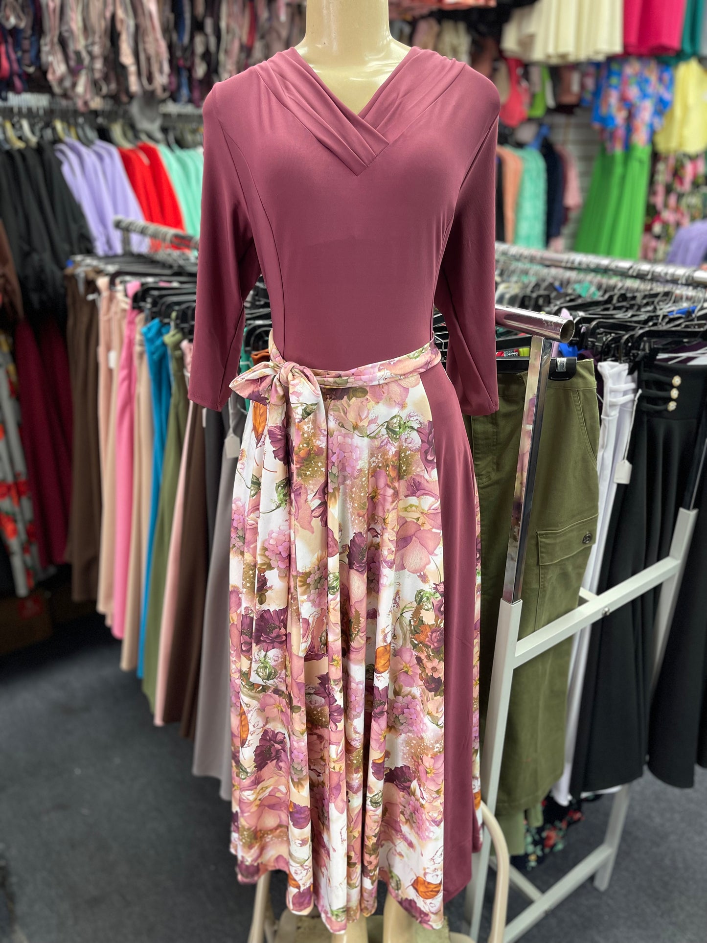 Scarlett Dress Mauve