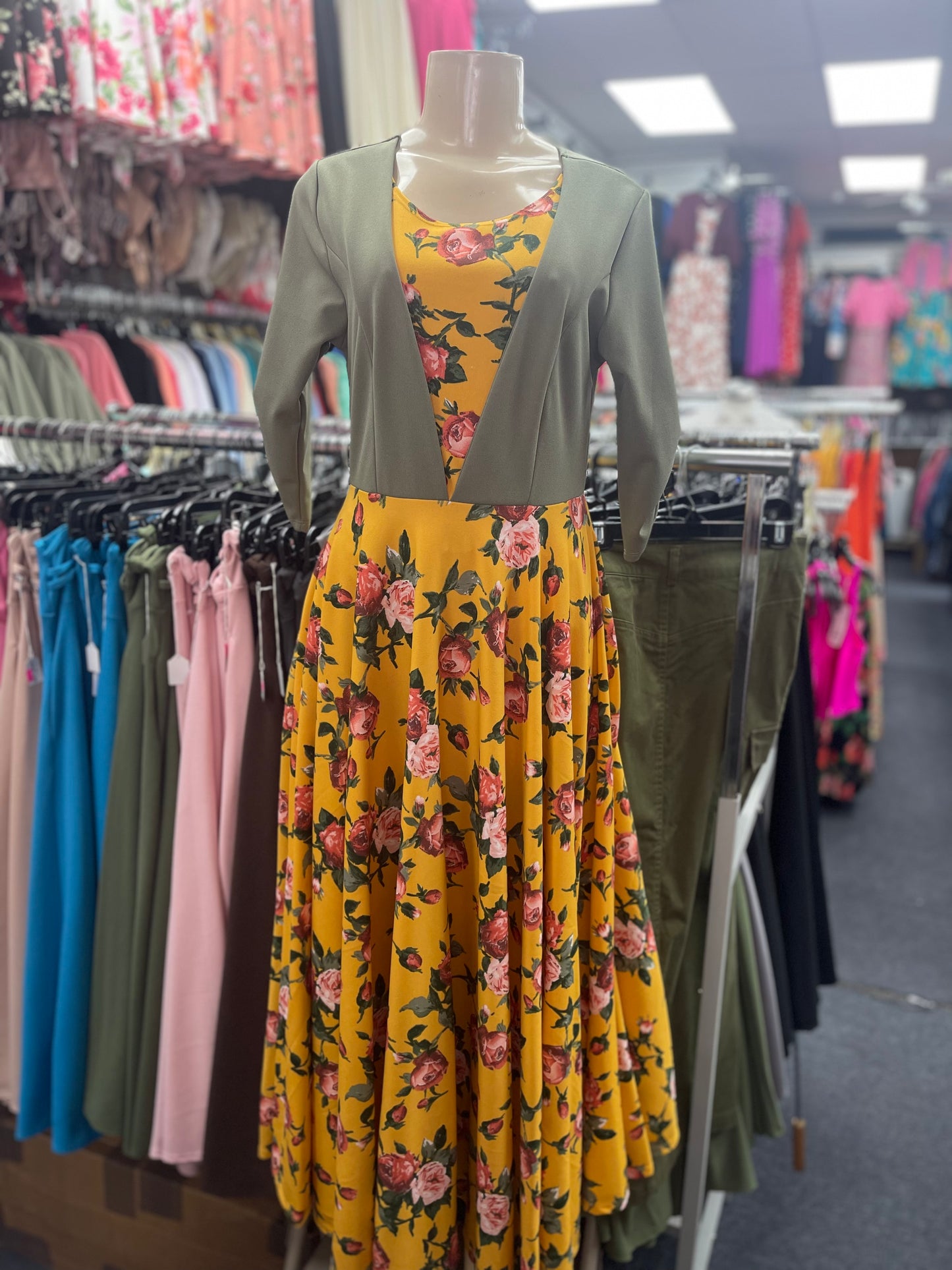 Ruby Olive Dress