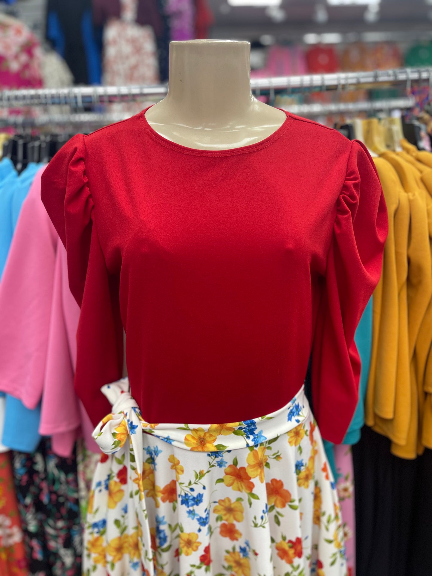 Cora Dress Red