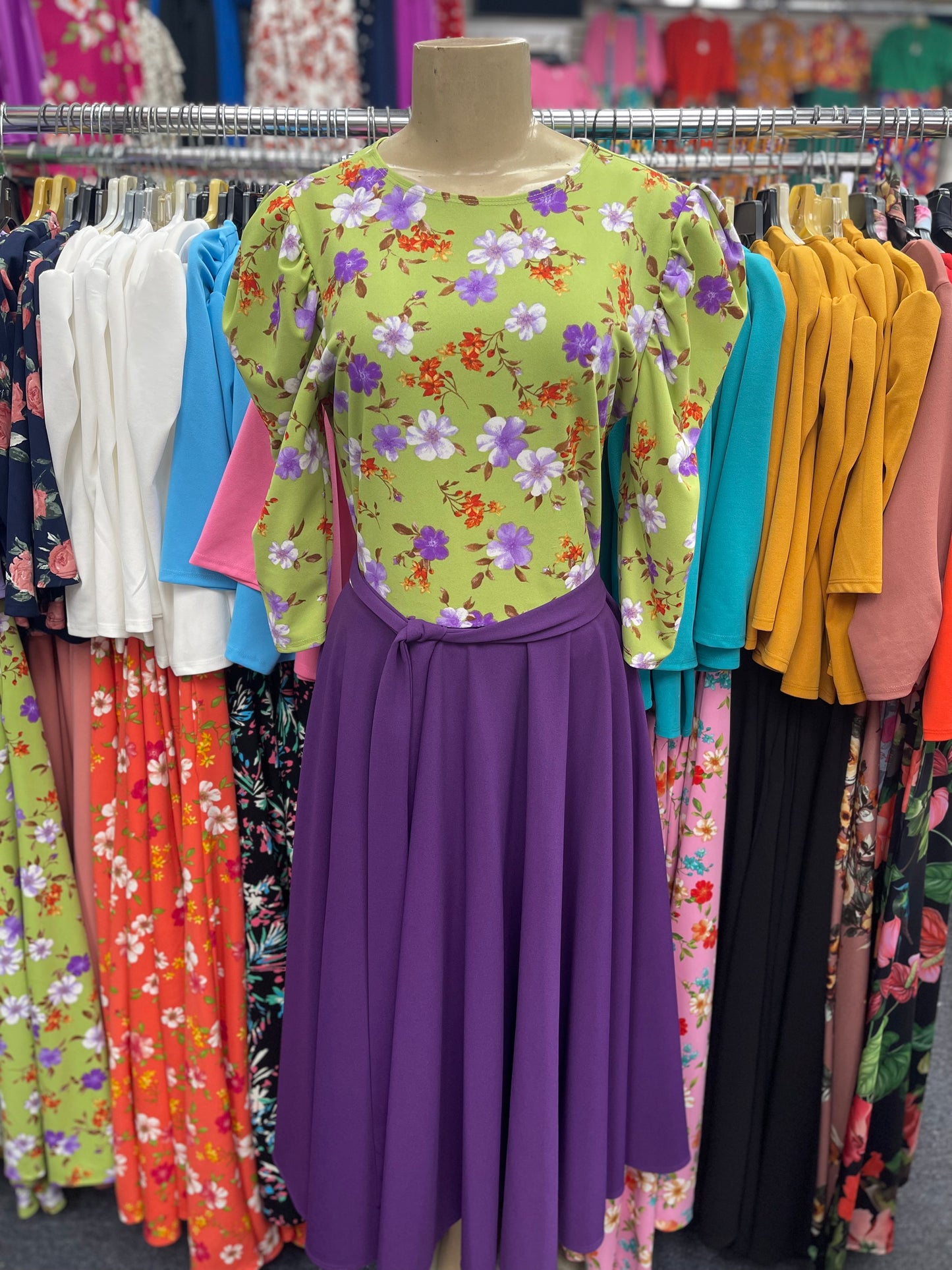 Iris Dress Purple