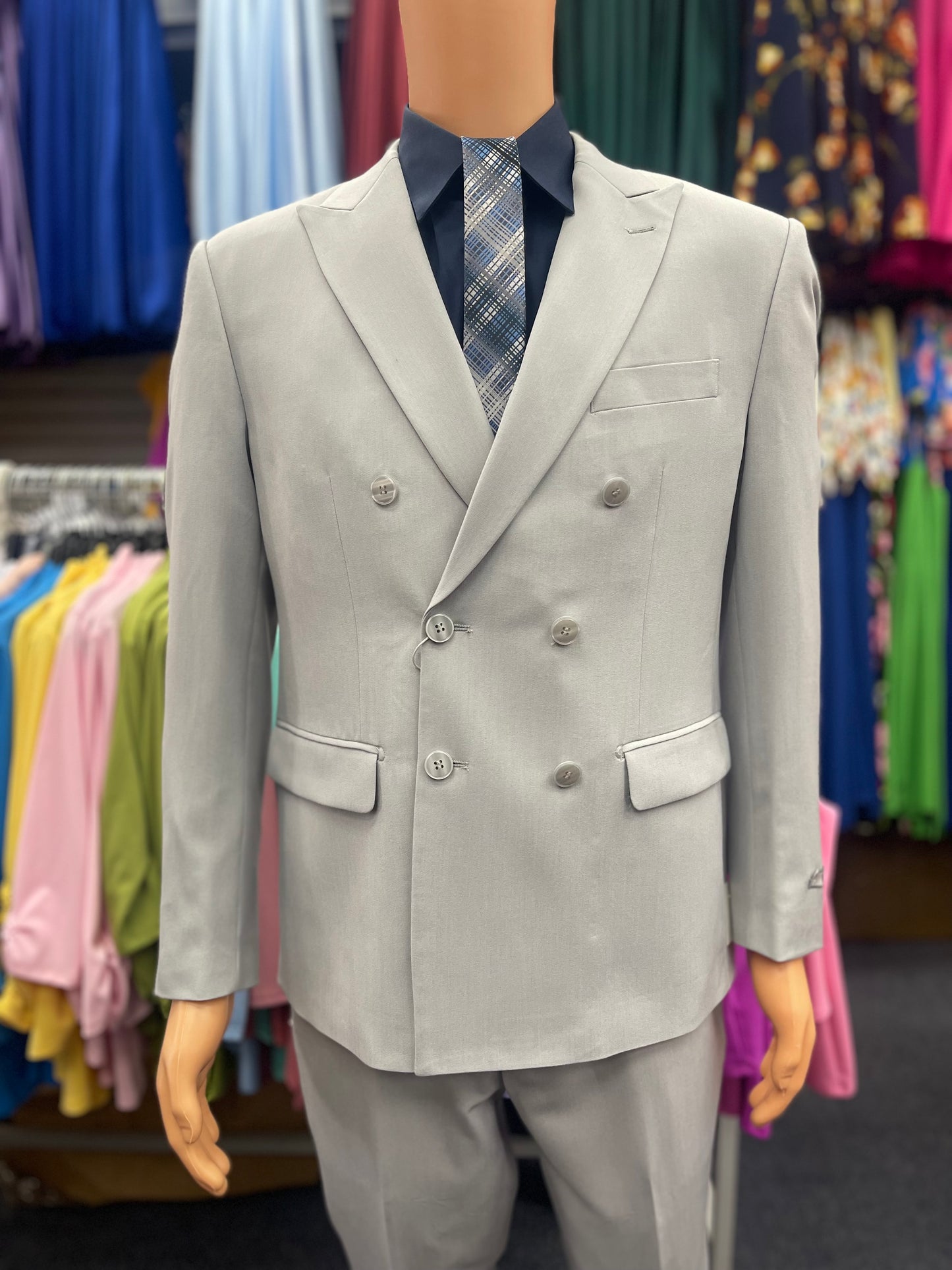 Sliver Double Breasted suit