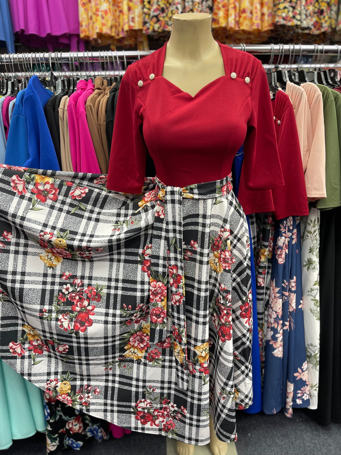 Sweetheart Dress red