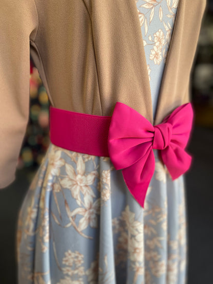 Bow Belt Hot pink
