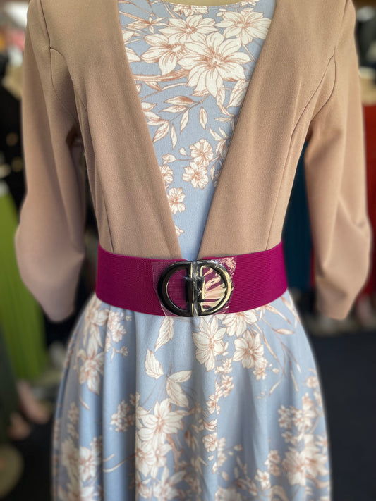 Band belt magenta