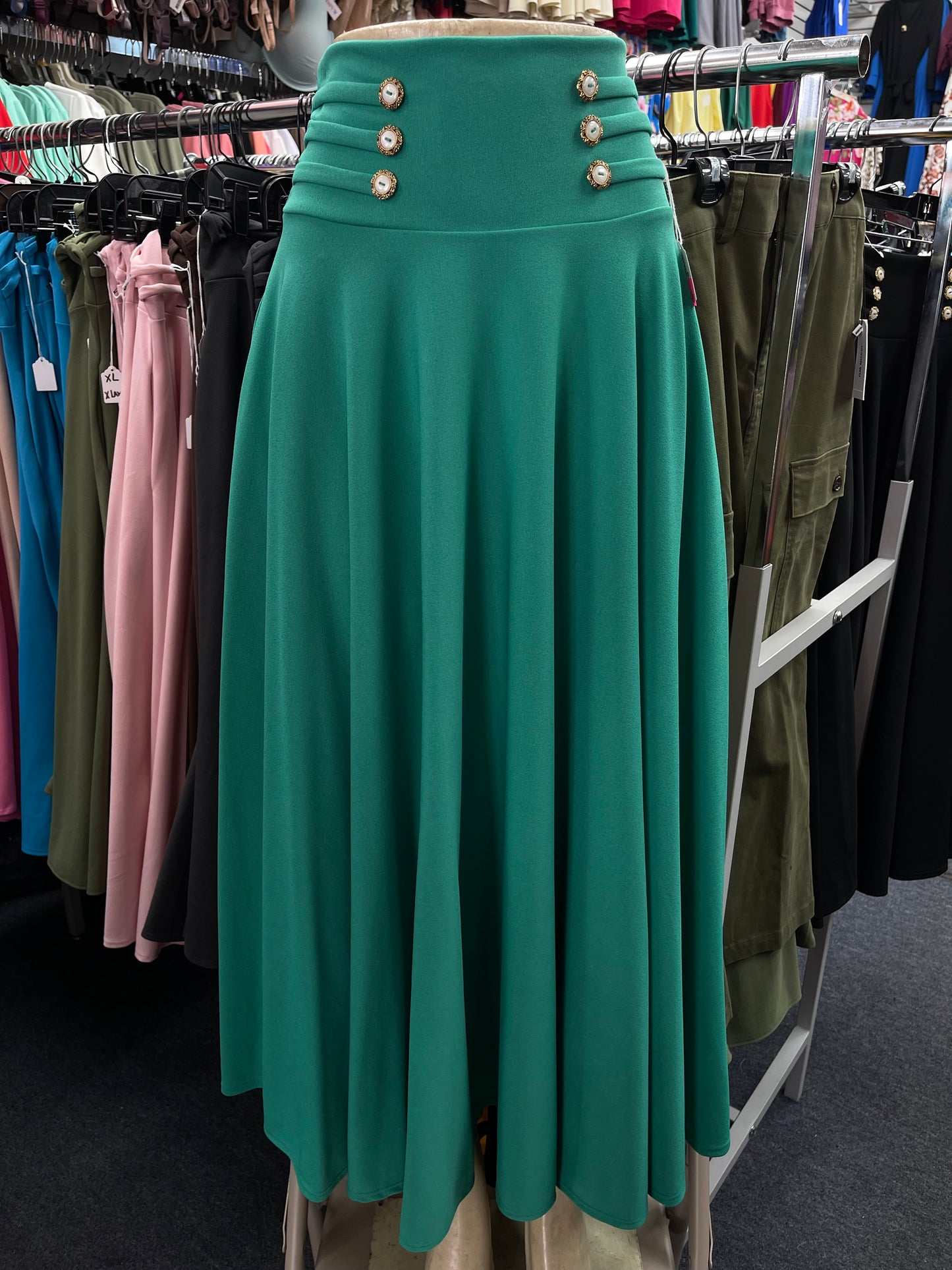 Mia Skirt emerald green