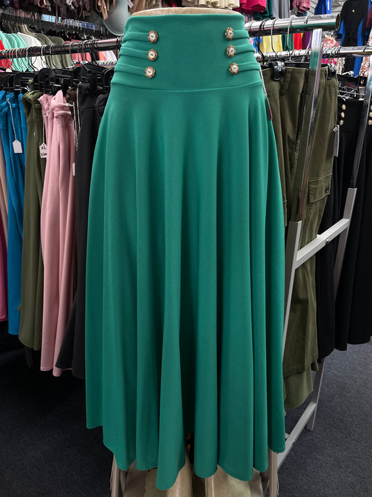 Mia Skirt emerald green
