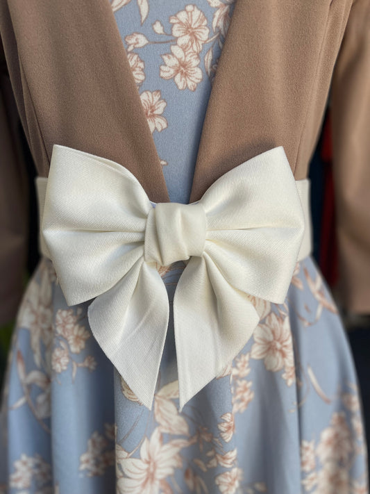 Bow Belt white