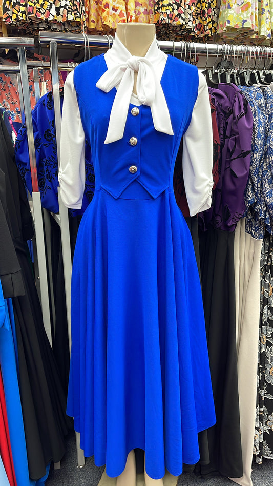 Willow Dress Royal Blue