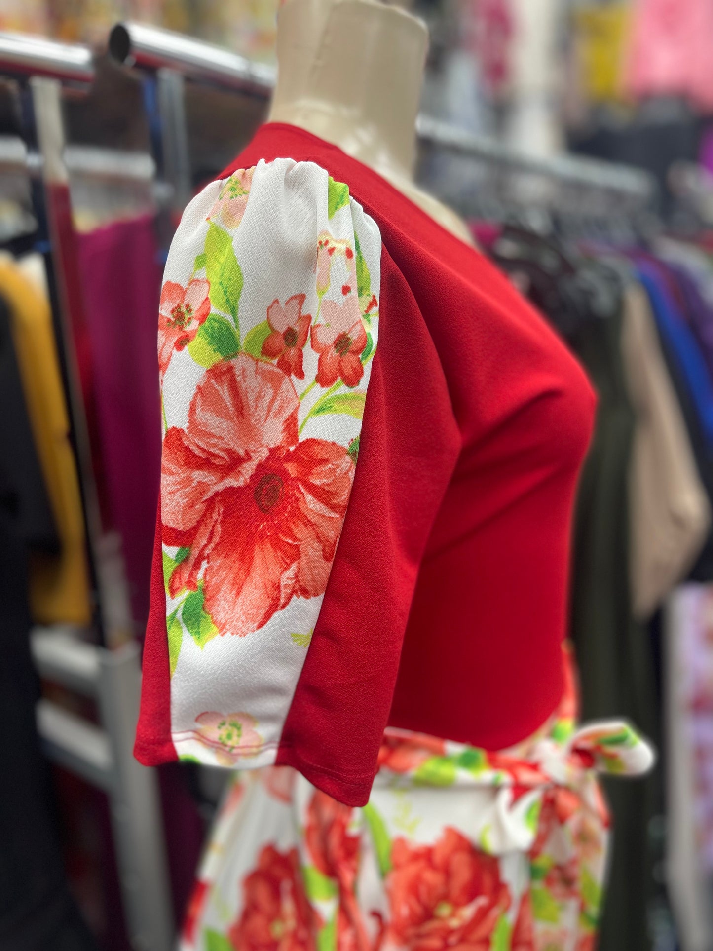 Daisy Dress Red