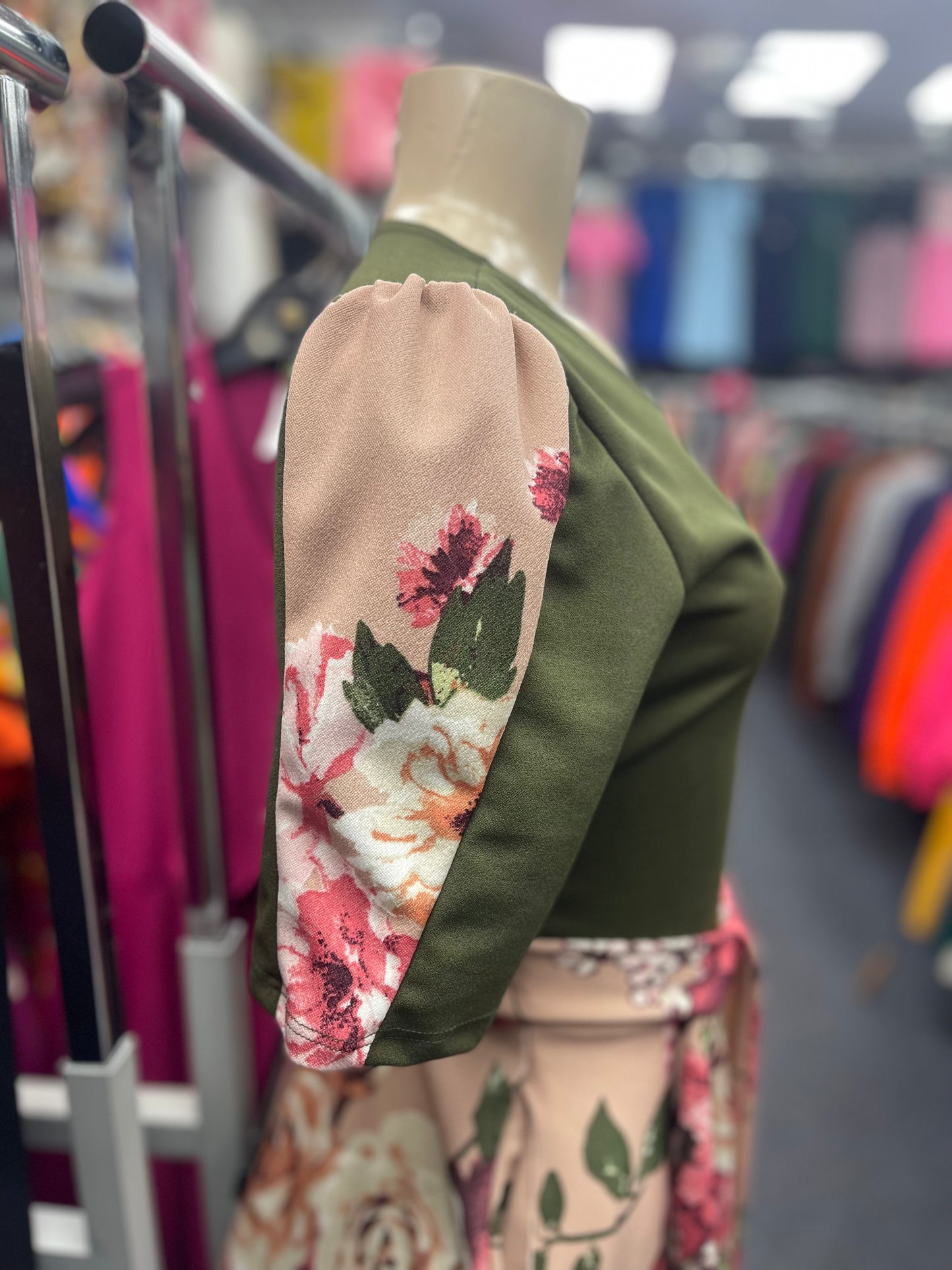 Daisy Dress Olive Green