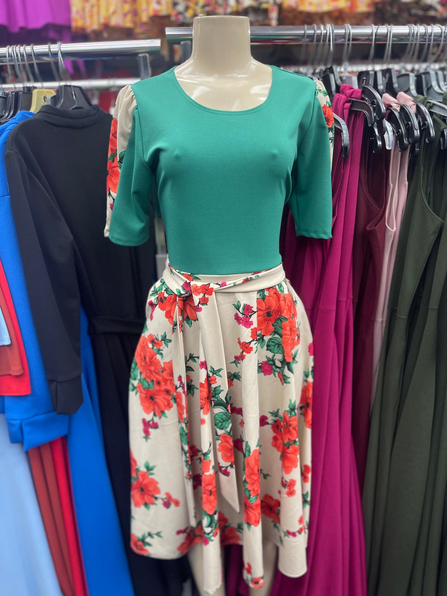 Daisy Dress Green