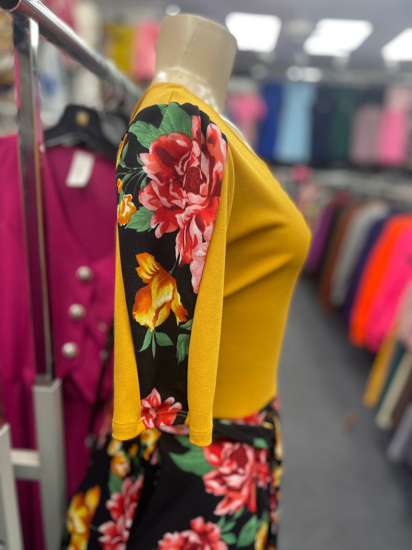 Daisy Dress  Mustard