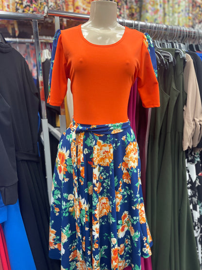 Daisy Dress Orange