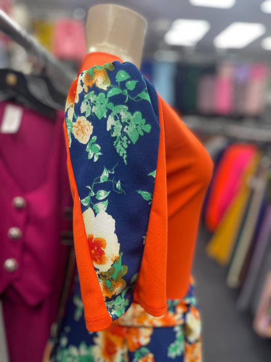 Daisy Dress Orange