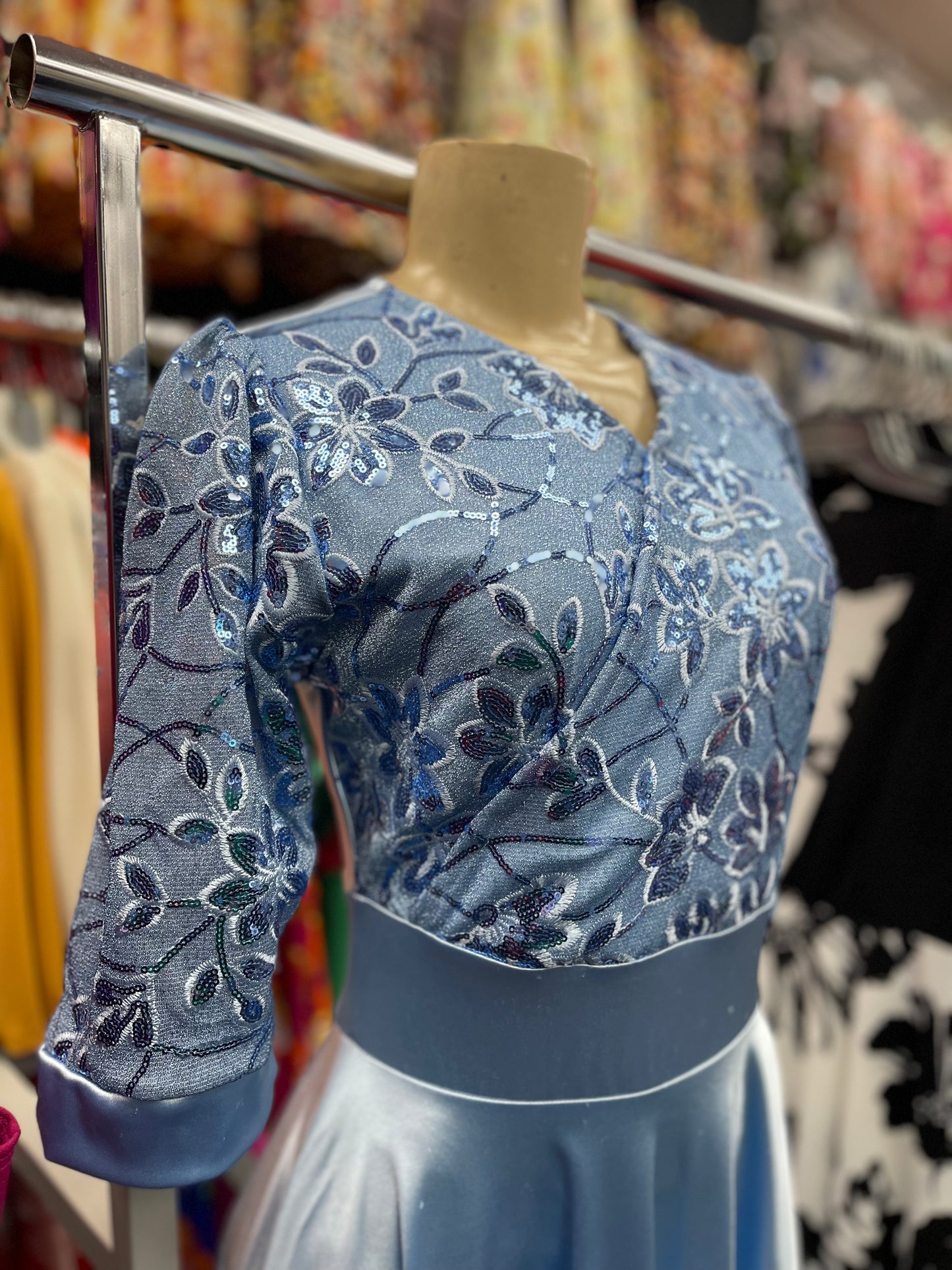 Alice Dress Icy Blue