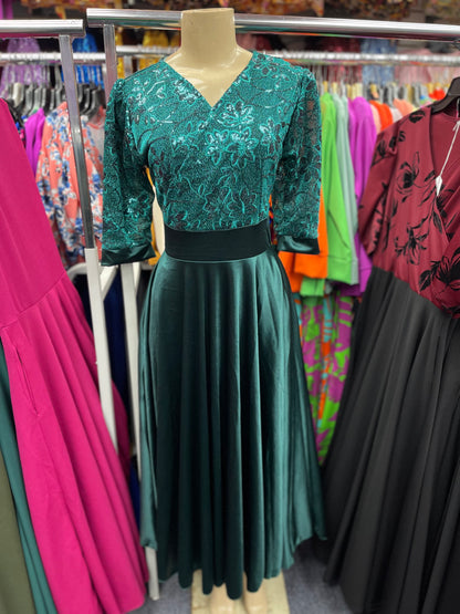 Alice Dress Hunter Green