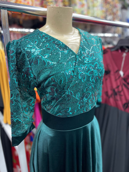 Alice Dress Hunter Green