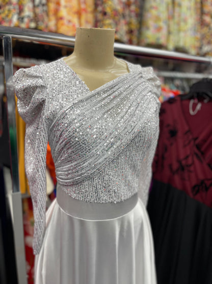 Andrea Dress White