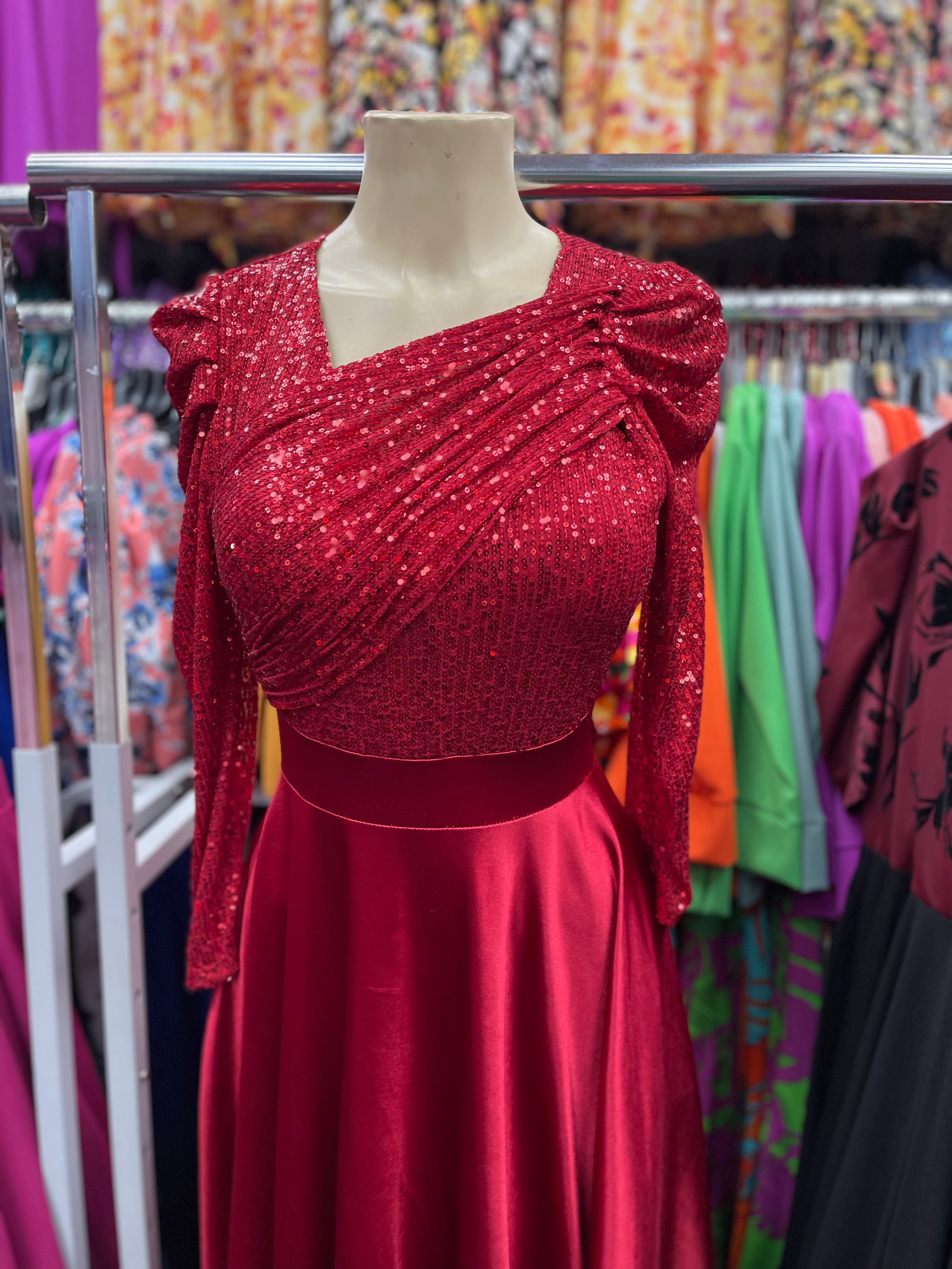 Andrea Dress Red