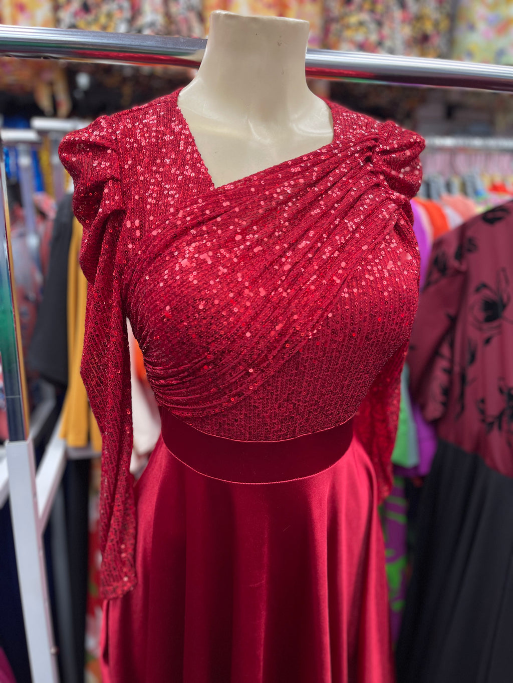 Andrea Dress Red