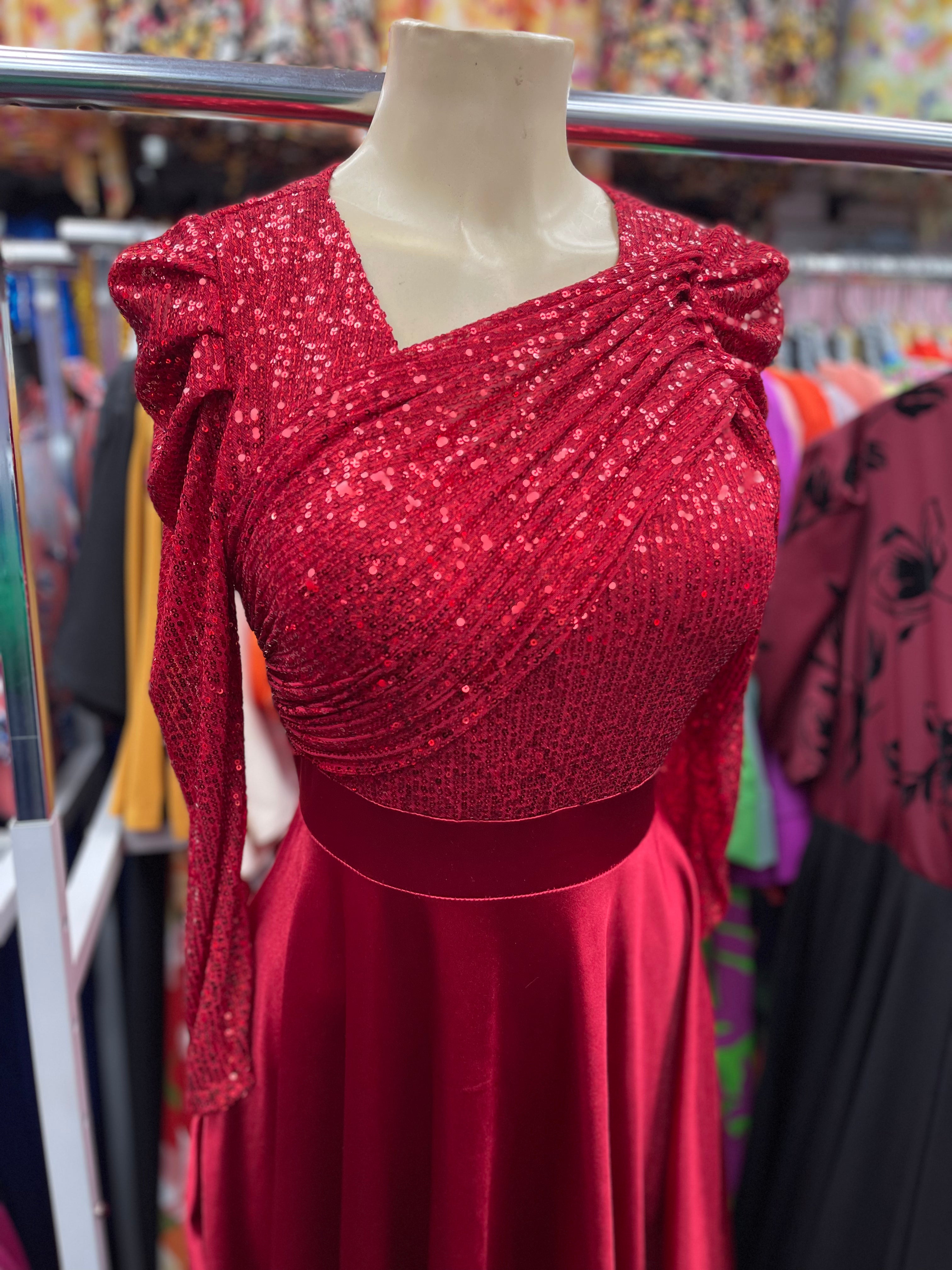Andrea Dress Red