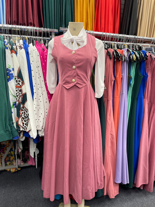 Audrey Dress Mauve