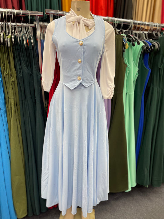 Audrey Dress Baby Blue