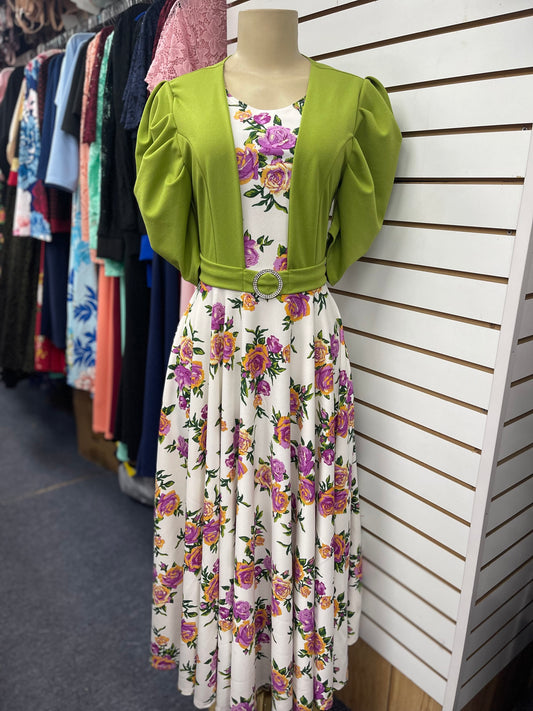 Jade Dress light green