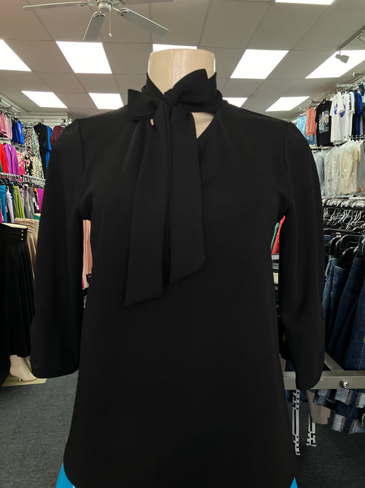 Bow Blouse Black