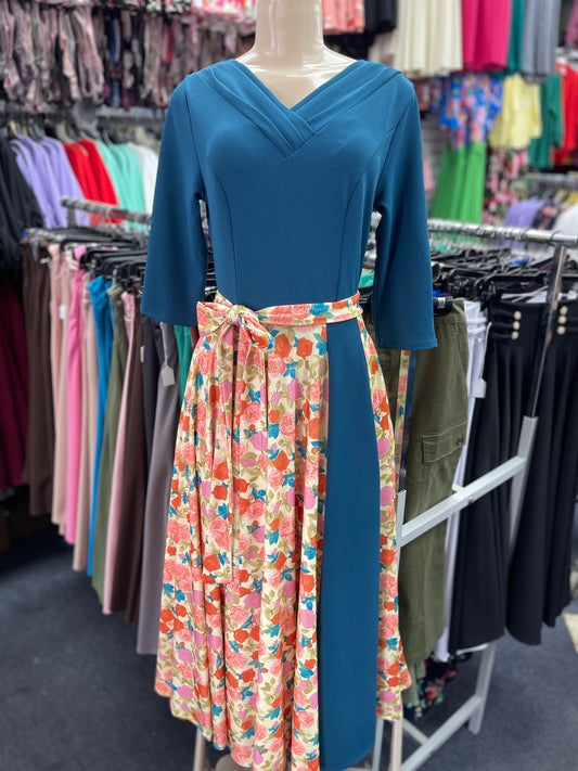 Scarlett Dress Caribbean Blue