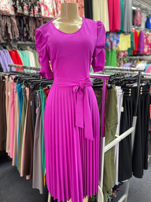 Olivia Pleated Dress light purple