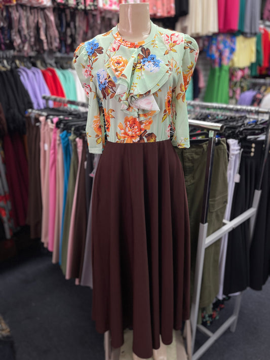 Skye Dress Brown