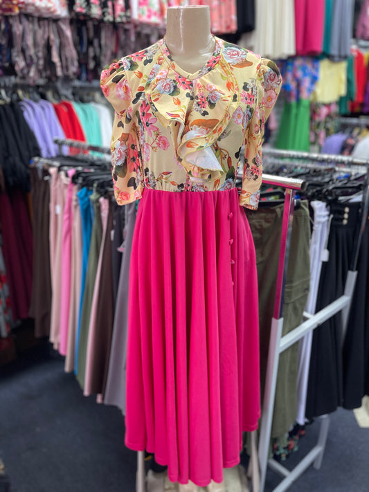 Skye Dress Hot Pink