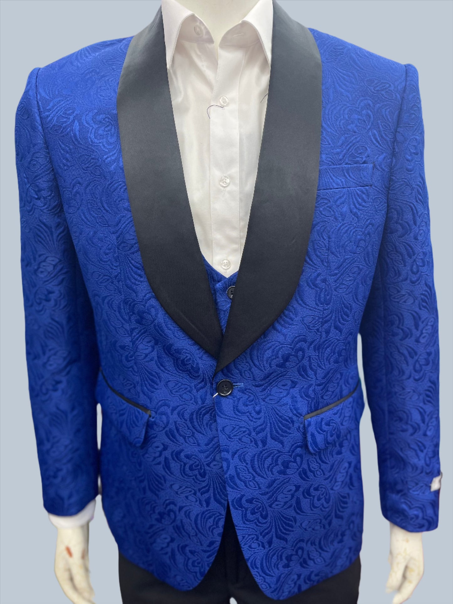 Men Suit 1 : slim fit Royal Blue