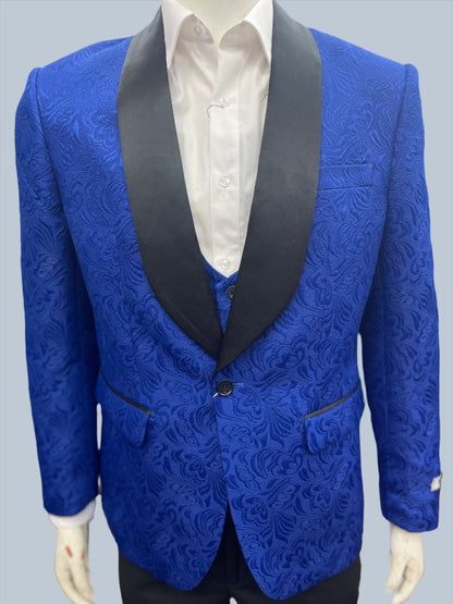 Men Suit 1 : slim fit Royal Blue