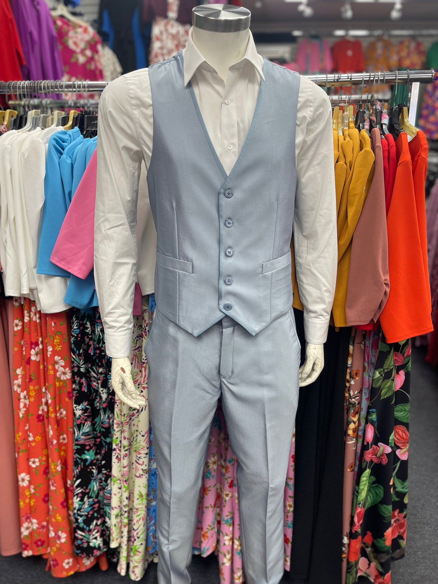 Men suit 10 : Ice Blue
