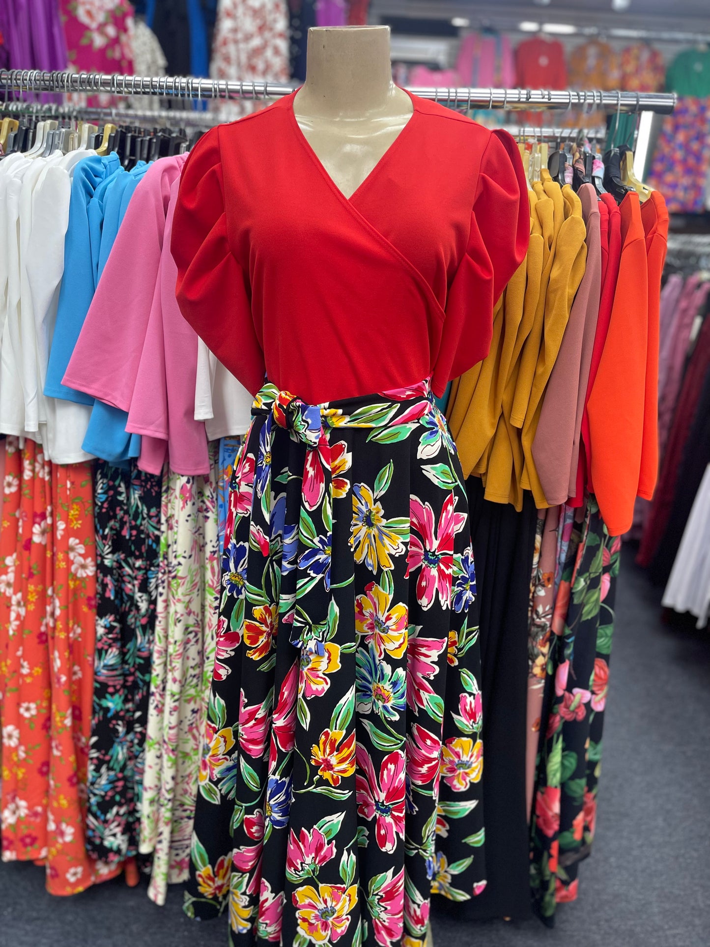 Emma Dress Red