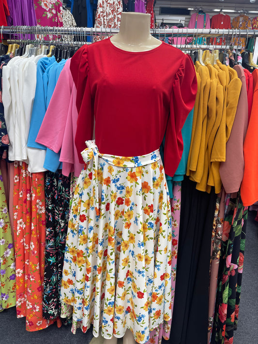 Cora Dress Red