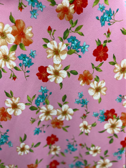 Cora Dress Red & Pink