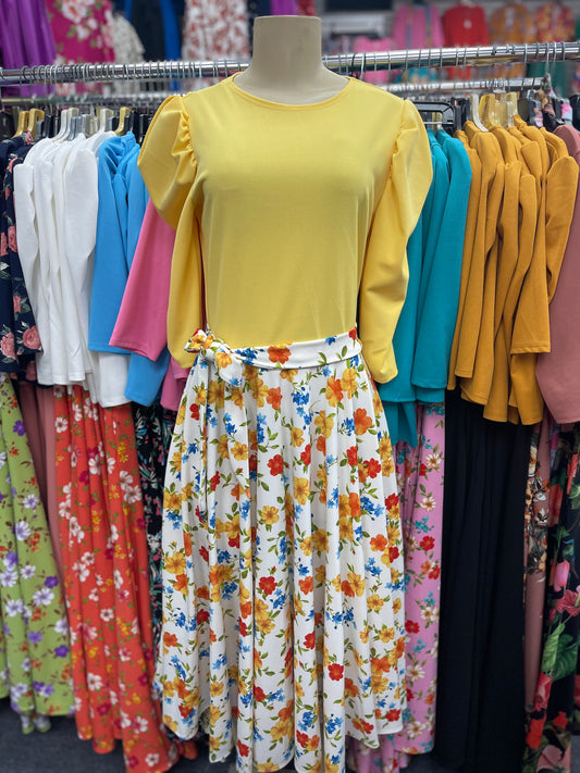 Cora Dress Yellow
