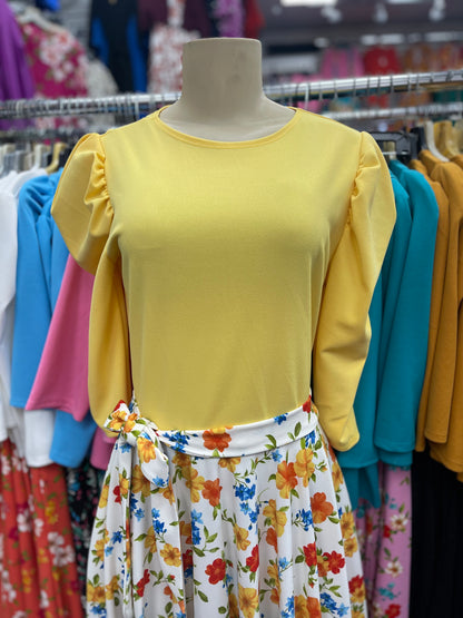 Cora Dress Yellow