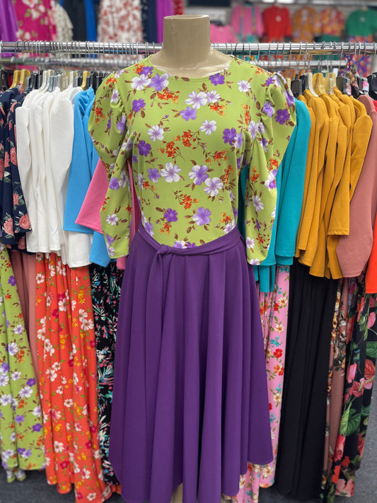 Iris Dress Purple