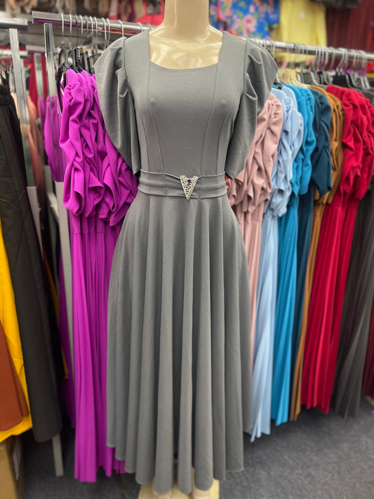 Victoria Dress Grey