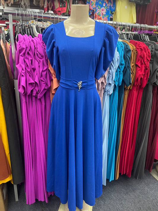 Victoria Dress Royal Blue