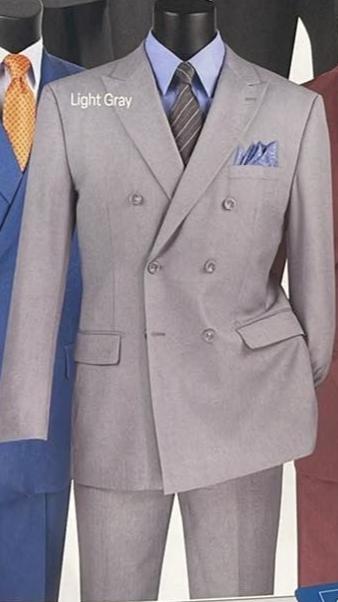 Executive suit 2pcs  light Gray