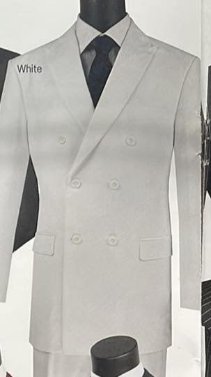 Executive suit 2pcs white