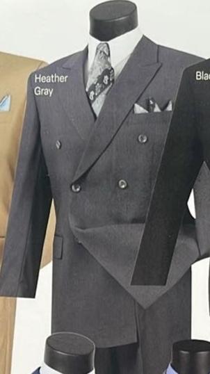 Executive suit 2pcs Heather Gray