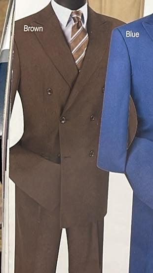 Executive suit 2pcs Brown